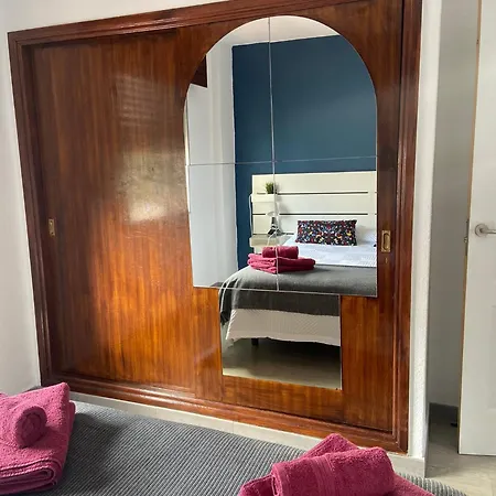 公寓 Piso Familiar De 3hab Con Piscina En